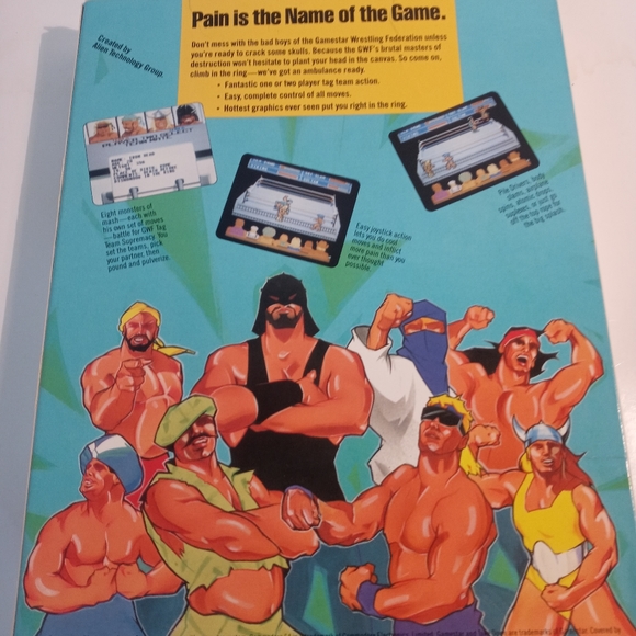 1988 Vintage Gamestar Take Down Wrestling Commodore C64 / 128 Game Action Arcade - Picture 10 of 11